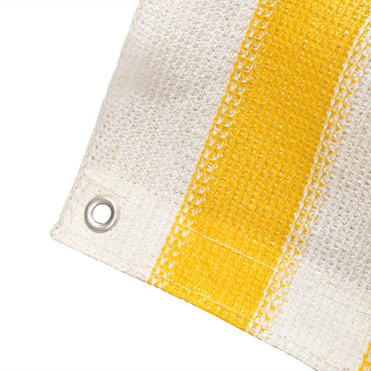 Vidaxl Toldo Para Balcón Hdpe 75x600 Cm Amarillo Y Blanco_2