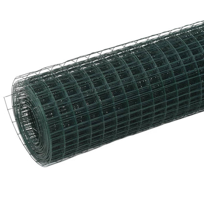 Alambrada De Gallinero Acero Recubrimiento Pvc Verde 25x1,5 M / Vetonek_2