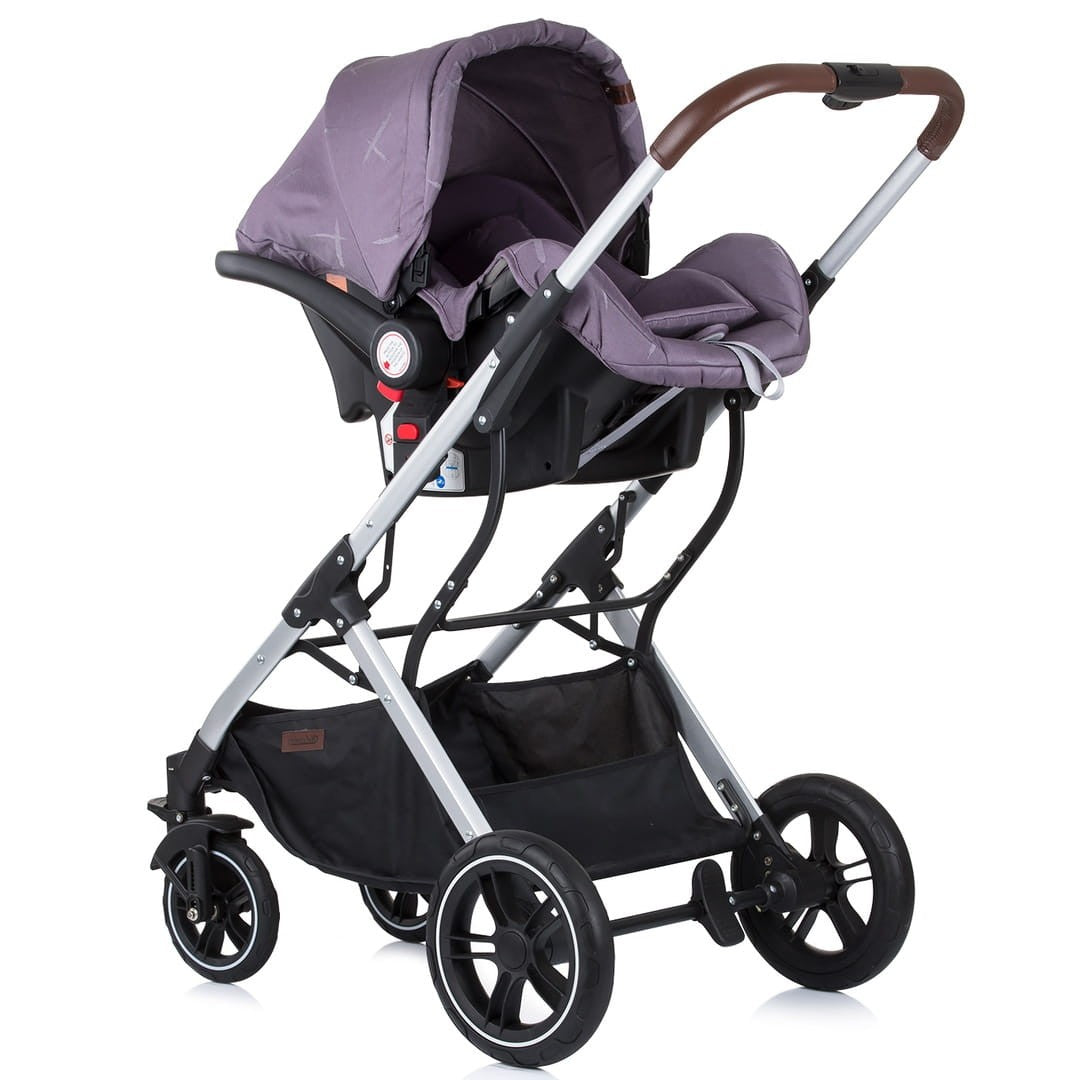 Carrito De Bebé Zara Trío Hasta 22 Kg Capazo Duro Lilac_4