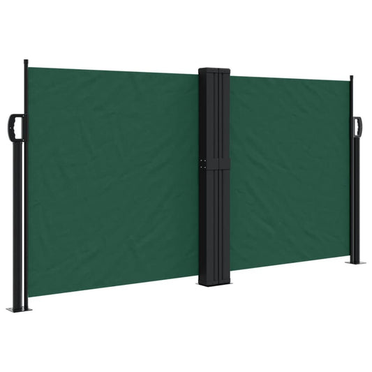 Vidaxl Toldo Lateral Retráctil Verde Oscuro 120x1200 Cm_0