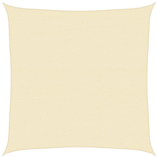 Vidaxl Toldo De Vela Crema Hdpe 160 G/m² 4x4 M_0