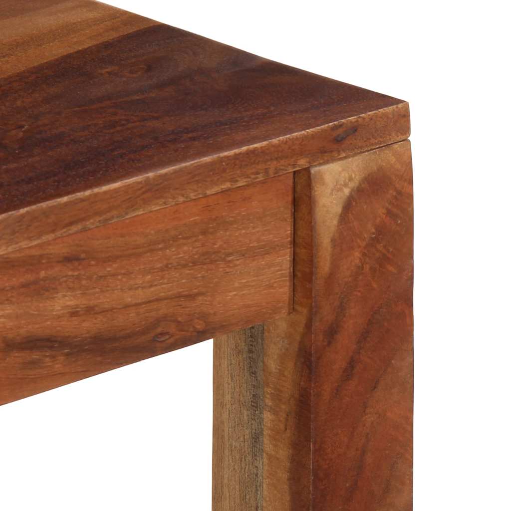 Mesa De Comedor Madera Maciza 120x60x76 Cm Acacia_3