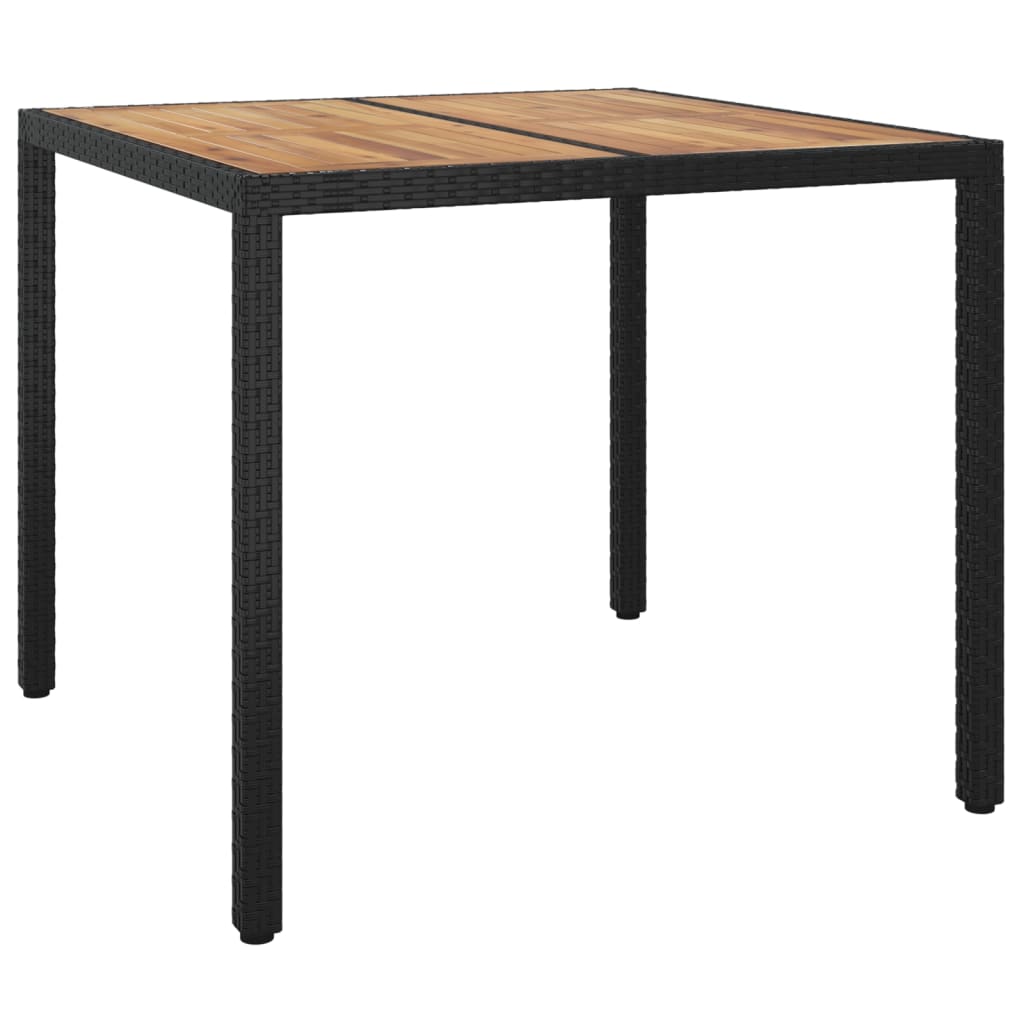 Vidaxl Set De Muebles Jardín 5 Pzas Con Cojines Ratán Sintético Negro_4