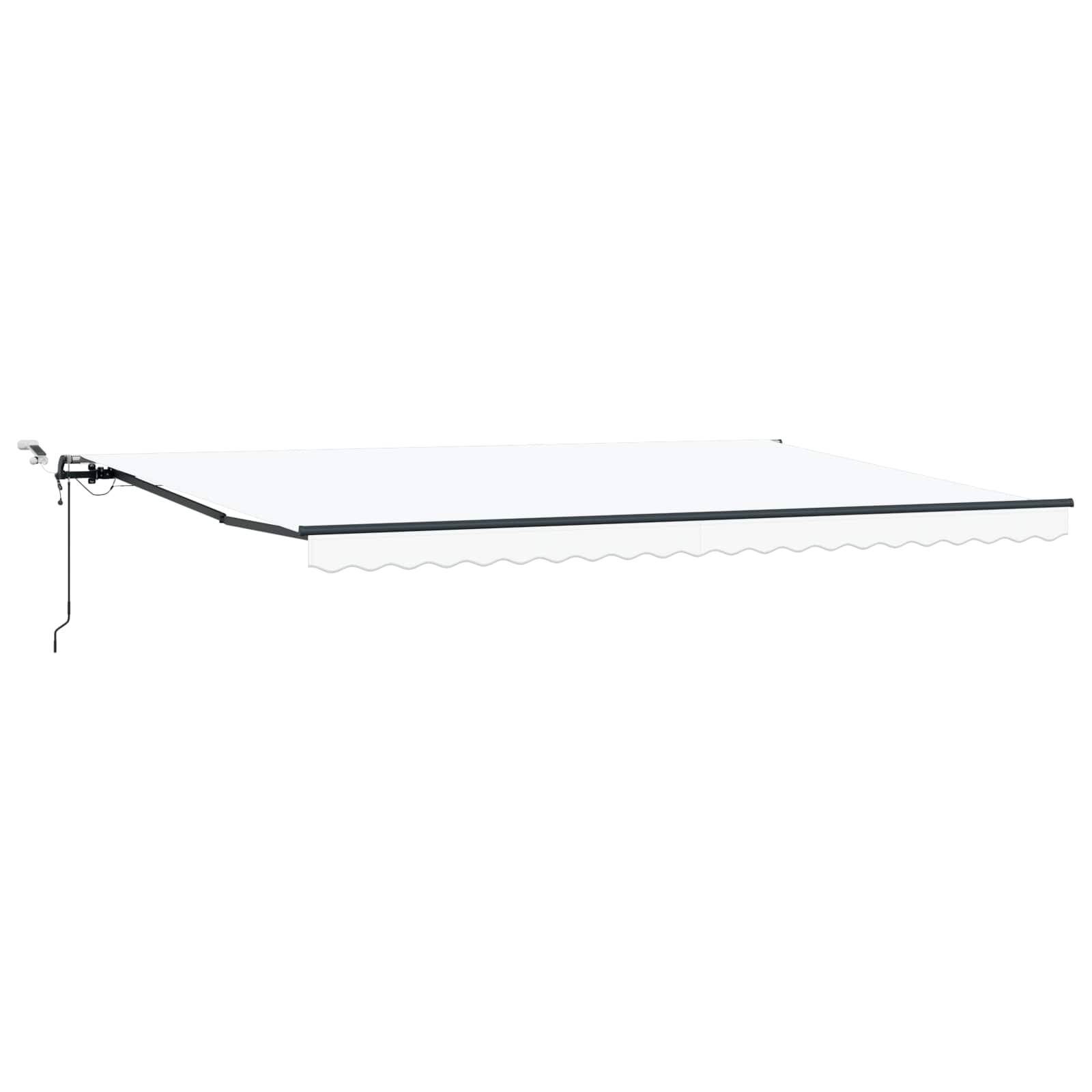 Toldo Retráctil Blanco 500 X 350 Cm Poliéster_0