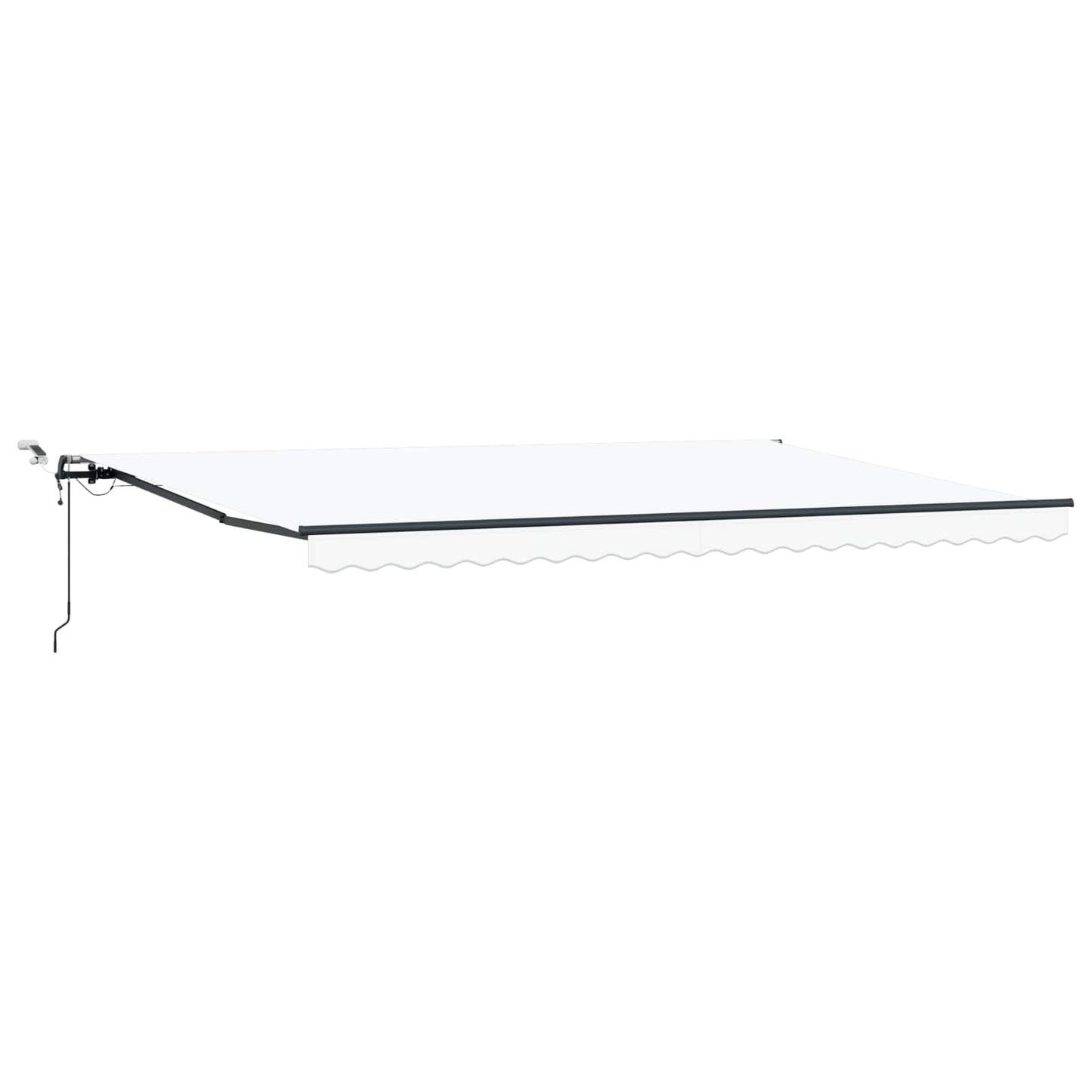 Toldo Retráctil Blanco 500 X 300 Cm Poliéster_0
