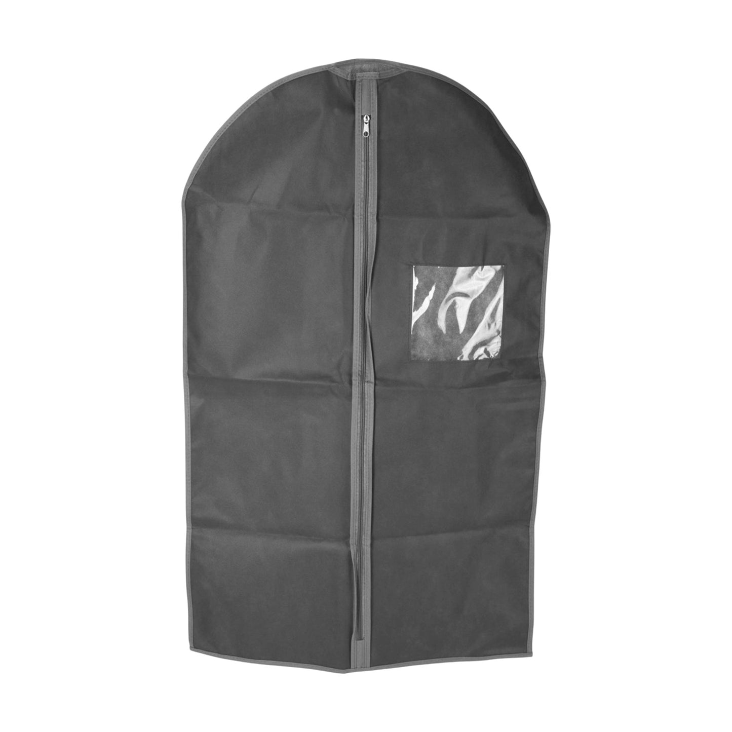 Well Home Bolsa De Traje No Tejida De Alta Calidad Con Cremallera Y Ventana - 60x100cm En Gris Oscuro_0