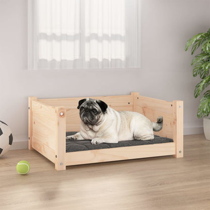 Cama Para Perros Madera Maciza De Pino 65,5x50,5x28 Cm / Vetonek_0