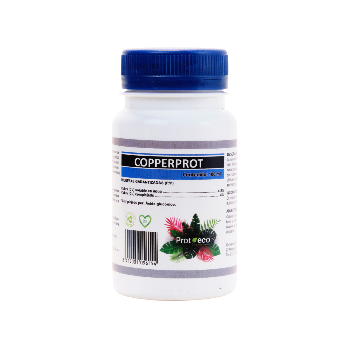 Copperprot Prot-eco Corrector De Cobre Ecológico Para Plantas Contra Hongos Y Mildiu + Pipeta 5 Ml Gratis_0