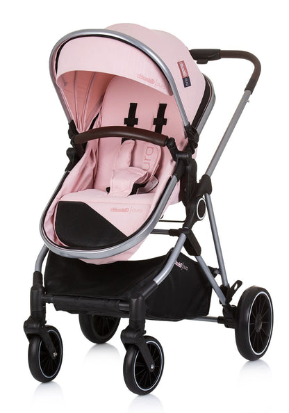 Carrito De Bebé Duo Convertible Aura Hasta 22 Kg Flamingo_1