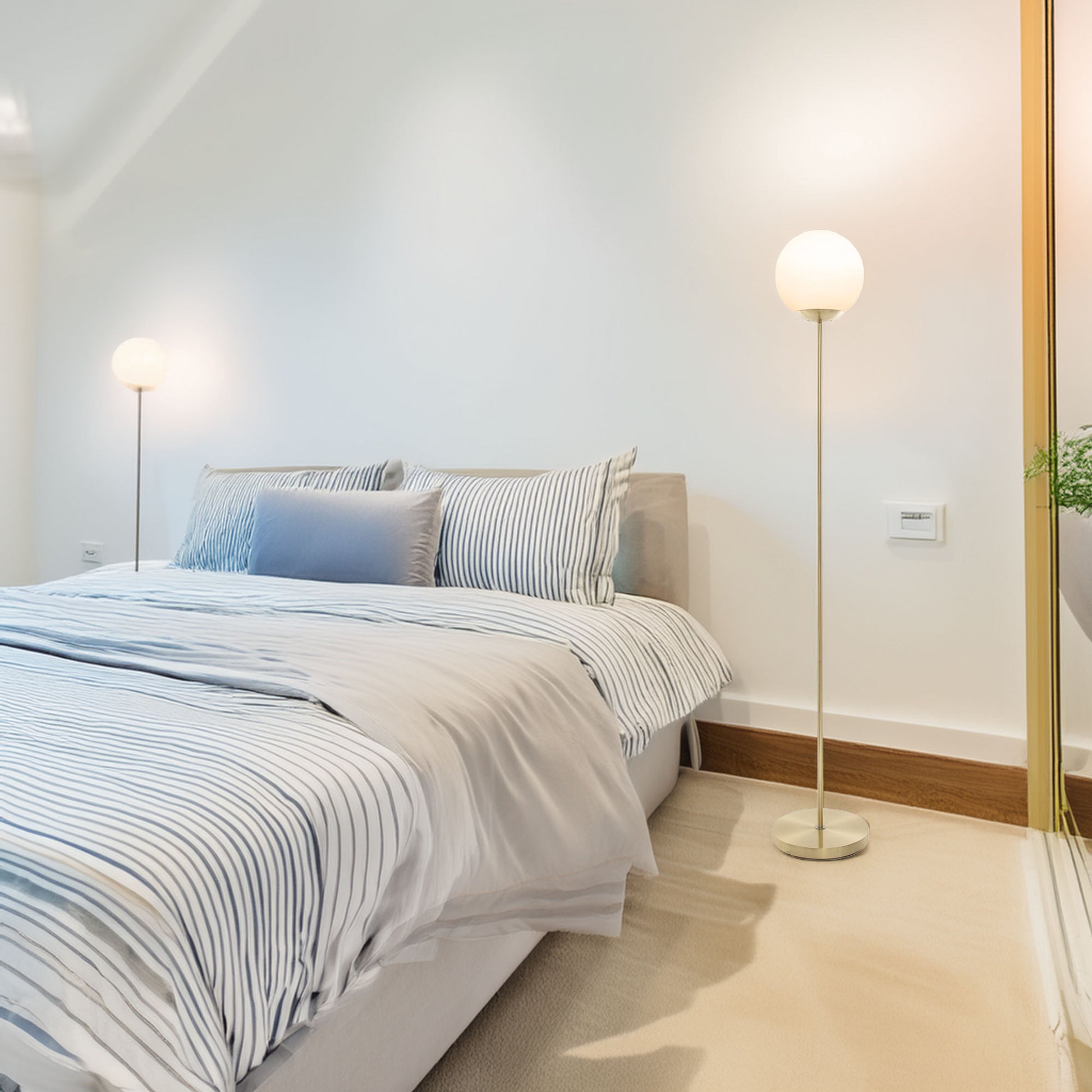 Wellhome Lámpara De Pie Ball Dris H.134cm_3