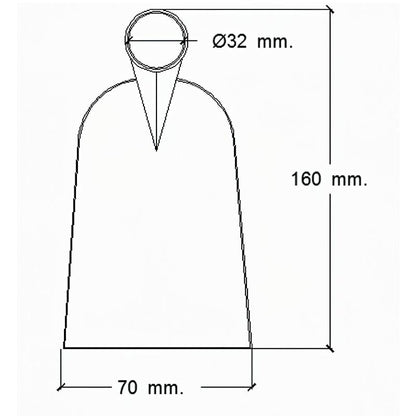 Azada Forjada Sin Mango 343/  310 Gramos_1