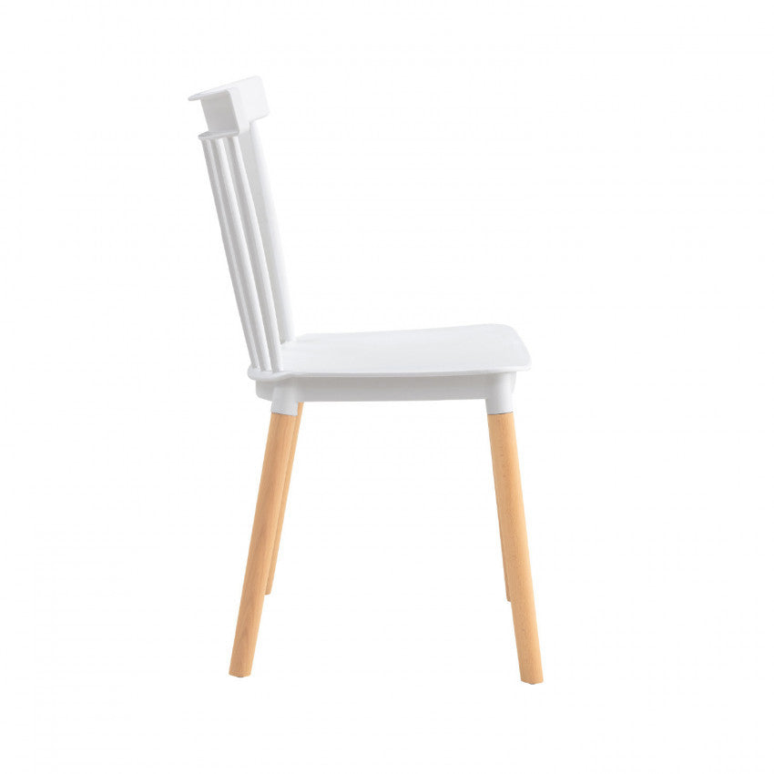 Silla De Comedor Valencia Blanco 44x52.5x81.5cm Thinia Home_2