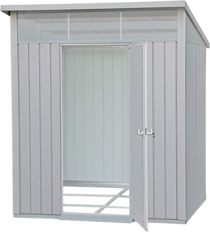 Duramax - Caseta Jardín - Palladium 6x5 - Metal - Color Gris Plata_2