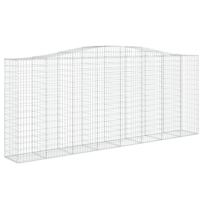 Cestas De Gaviones 7 Uds Forma De Arco Hierro 400x50x160/180 Cm_2