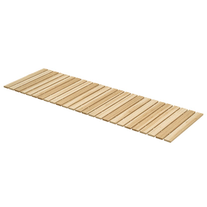 Outsunny Camino De Jardín De Madera 120x38 Cm Pasarela Enrollable Para Exterior_0