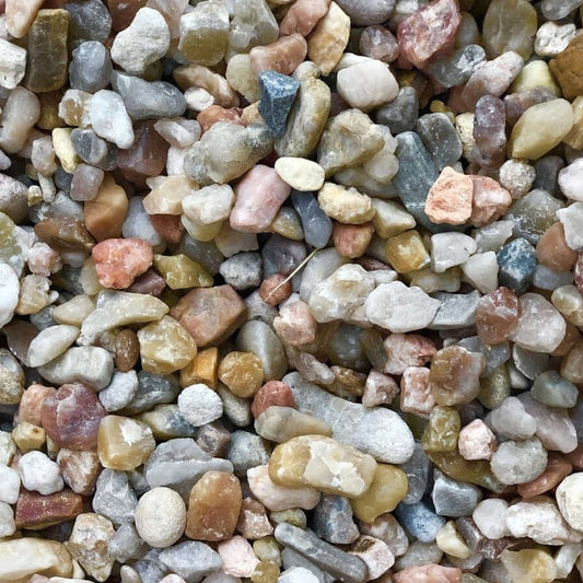 Grava Cuarzo Multicolor / Big Bag 1.000 Kg. / 14-20 Mm._0