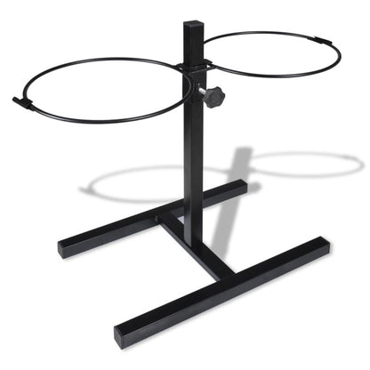 Vidaxl Soporte De Alimentación Ajustable Mascota 2x1,6l Tazón Inoxidable_5