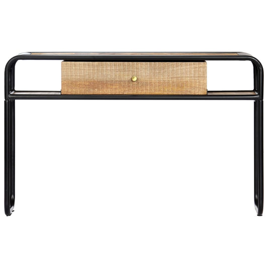 Mesa Consola De Madera Maciza De Mango 118x30x75 Cm_0