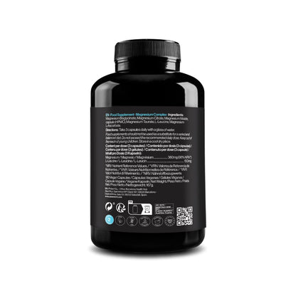 Complejo de Magnesio, 5 en 1, 180 Cápsulas Veganas Zenement
