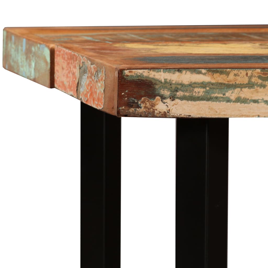 Mesa De Bar De Madera Maciza Reciclada 150x70x107 Cm_1
