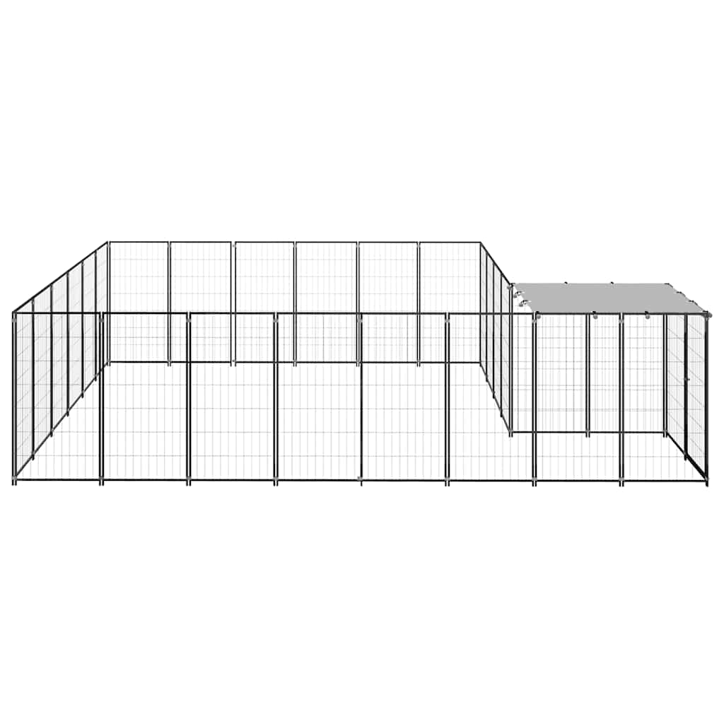 Perrera Negra 12,1 M² Acero_3