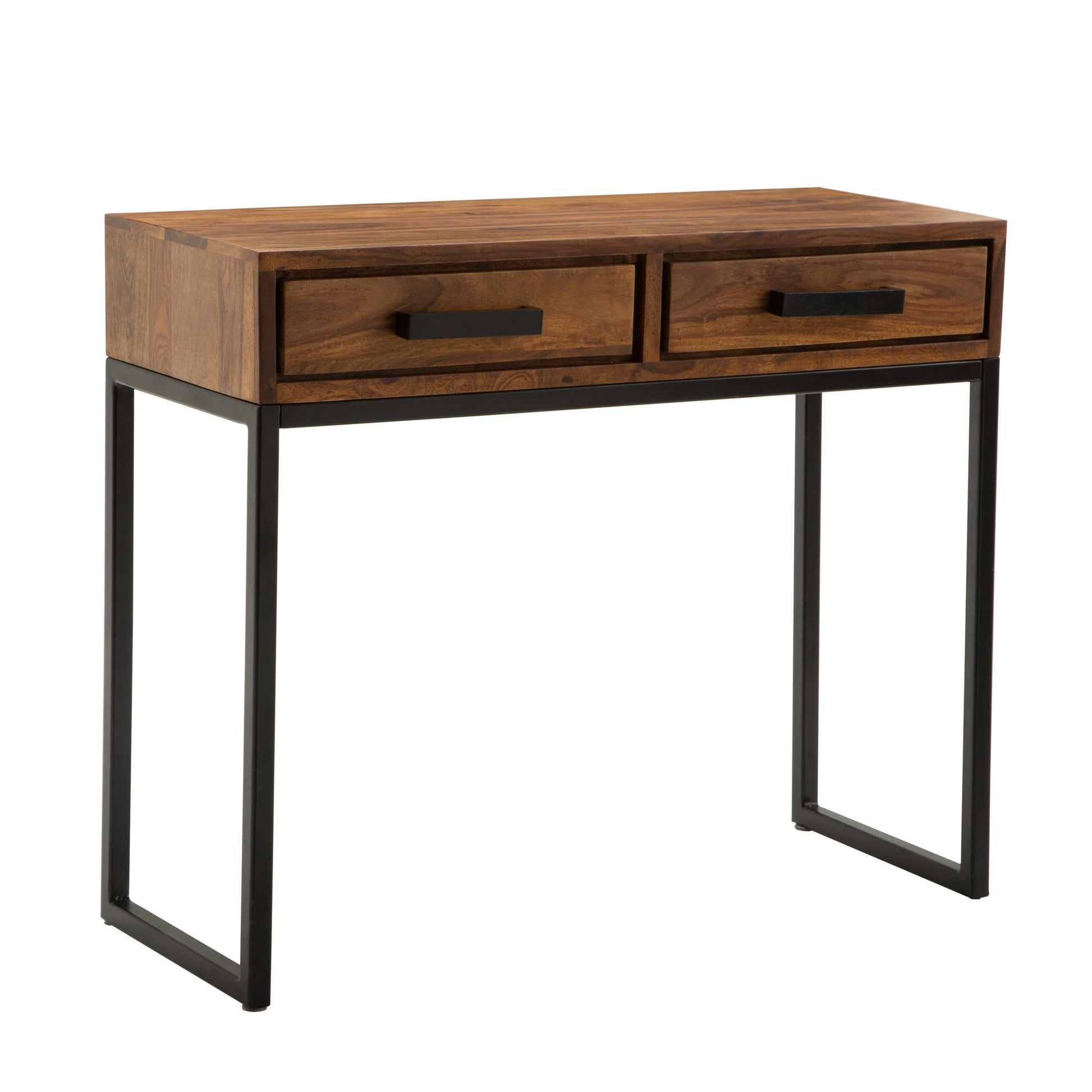 Consola Sheesham Madera / Metal De 90x76x36 Cm_0