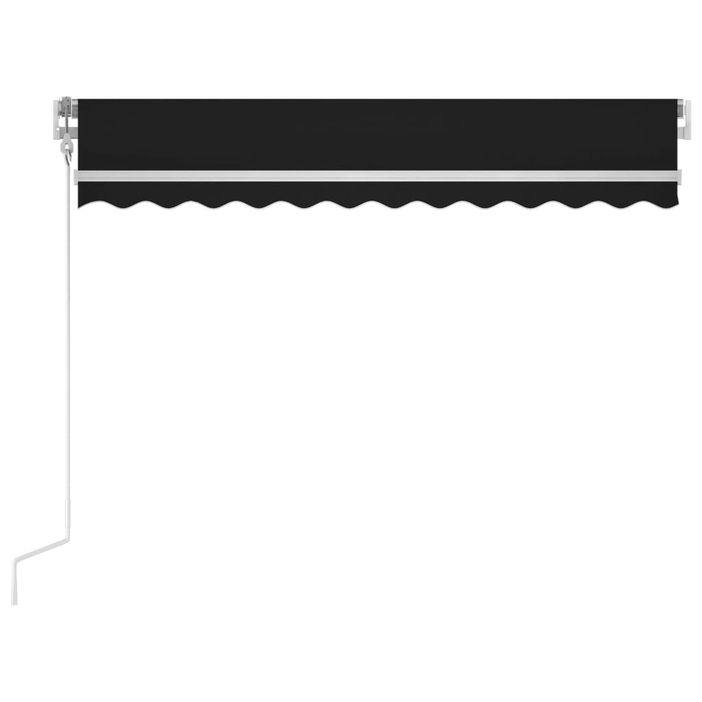 Toldo Automático Led Sensor De Viento Gris Antracita 300x250 Cm_3