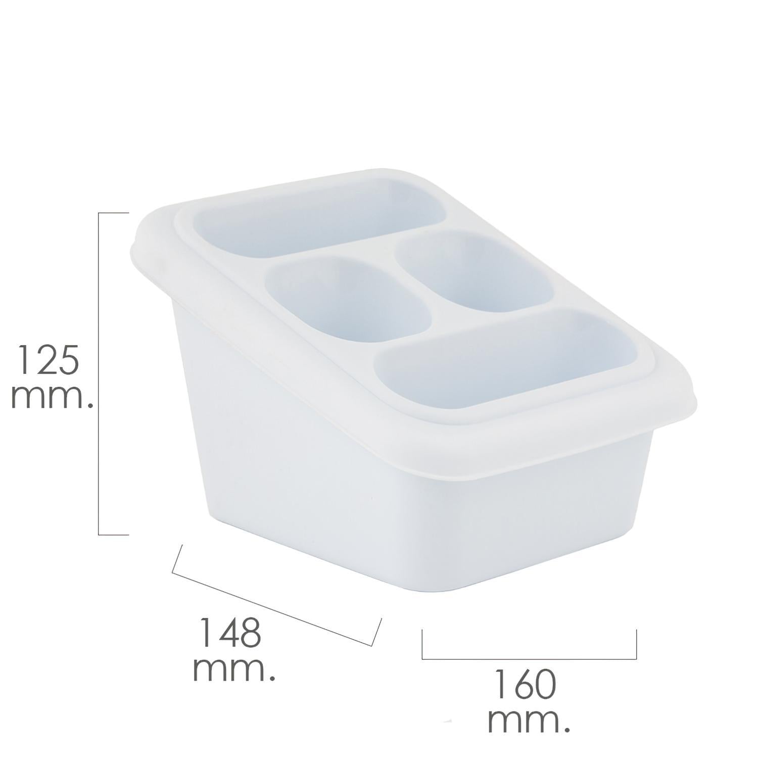 Escurrecubiertos Plástico Con Bandeja Antigoteo.