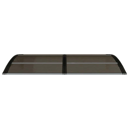 Marquesina De Puerta Policarbonato Negro 150x75 Cm_3