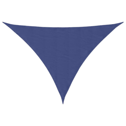 Toldo De Vela Triangular Tela Oxford Azul 3x4x4 M_0