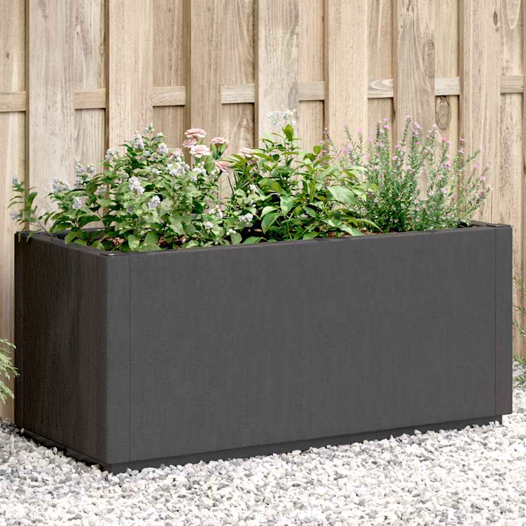 Jardinera Pp Gris Oscuro 80x36x35 Cm_1