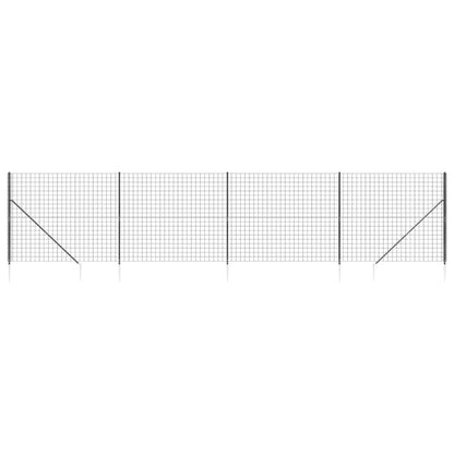 Cerca De Alambre Con Pinchos De Anclaje Gris Antracita 1,8x10 M / Vetonek_0