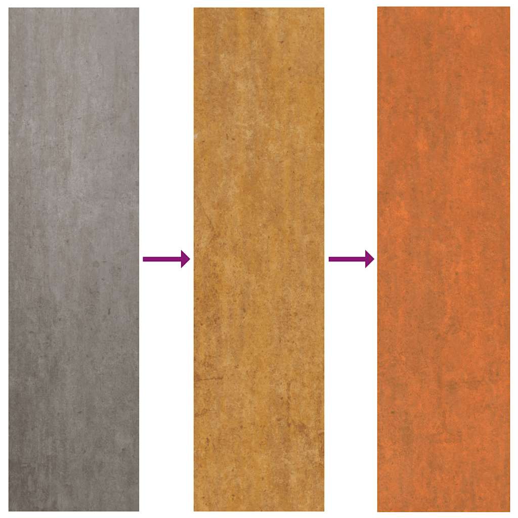 Arriate Oxidado De Acero Corten 240x80x77 Cm_5