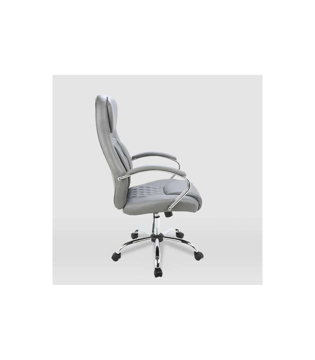 Silla De Oficina Angela En Gris. Alto: 115-125. Ancho: 62. Fondo: 69,5_5