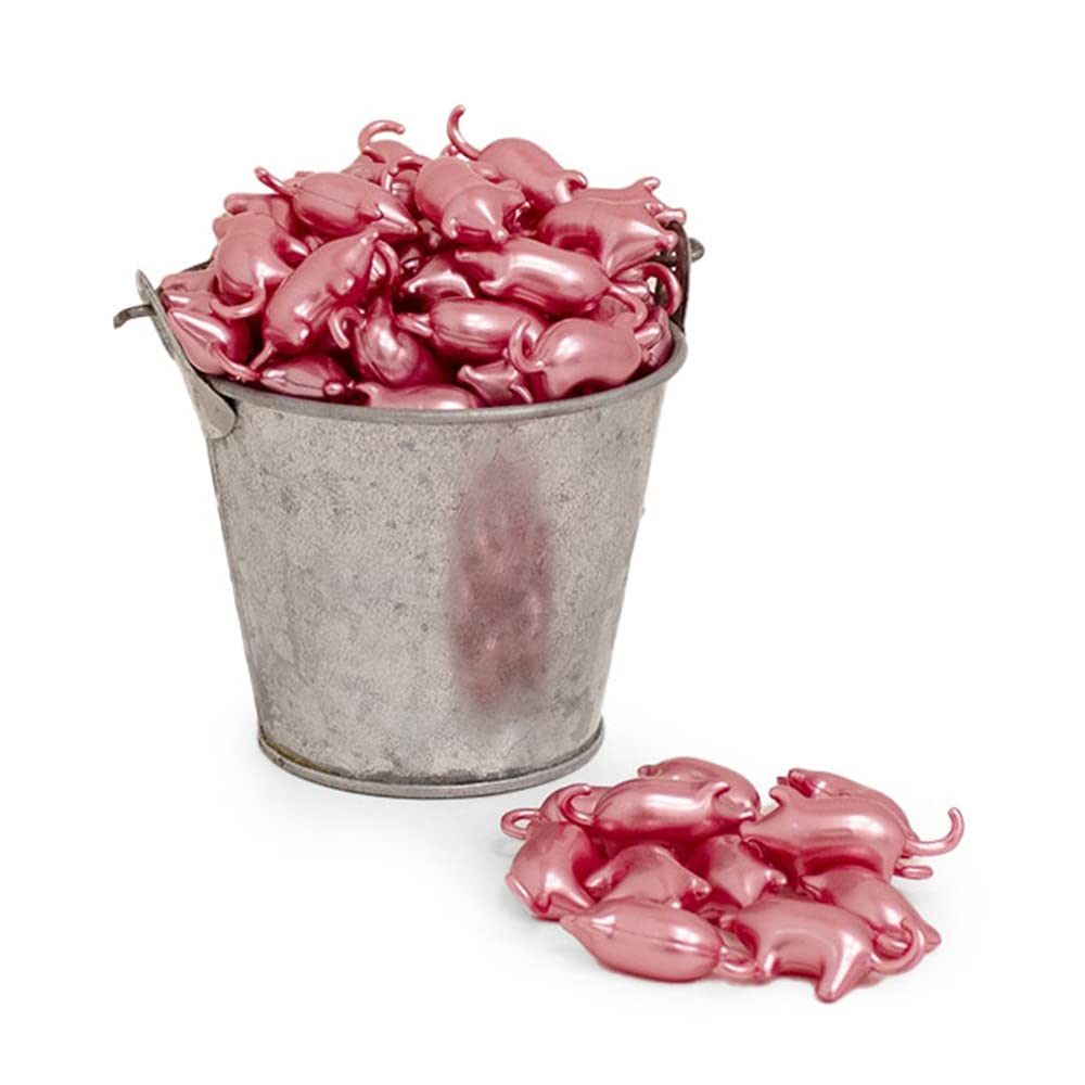 Caja 70 Perlas De Baño Con Aroma A Rosas - Con Aceite De Soja - Hidrata, Suaviza Y Perfuma La Piel - Forma Cerdito_5