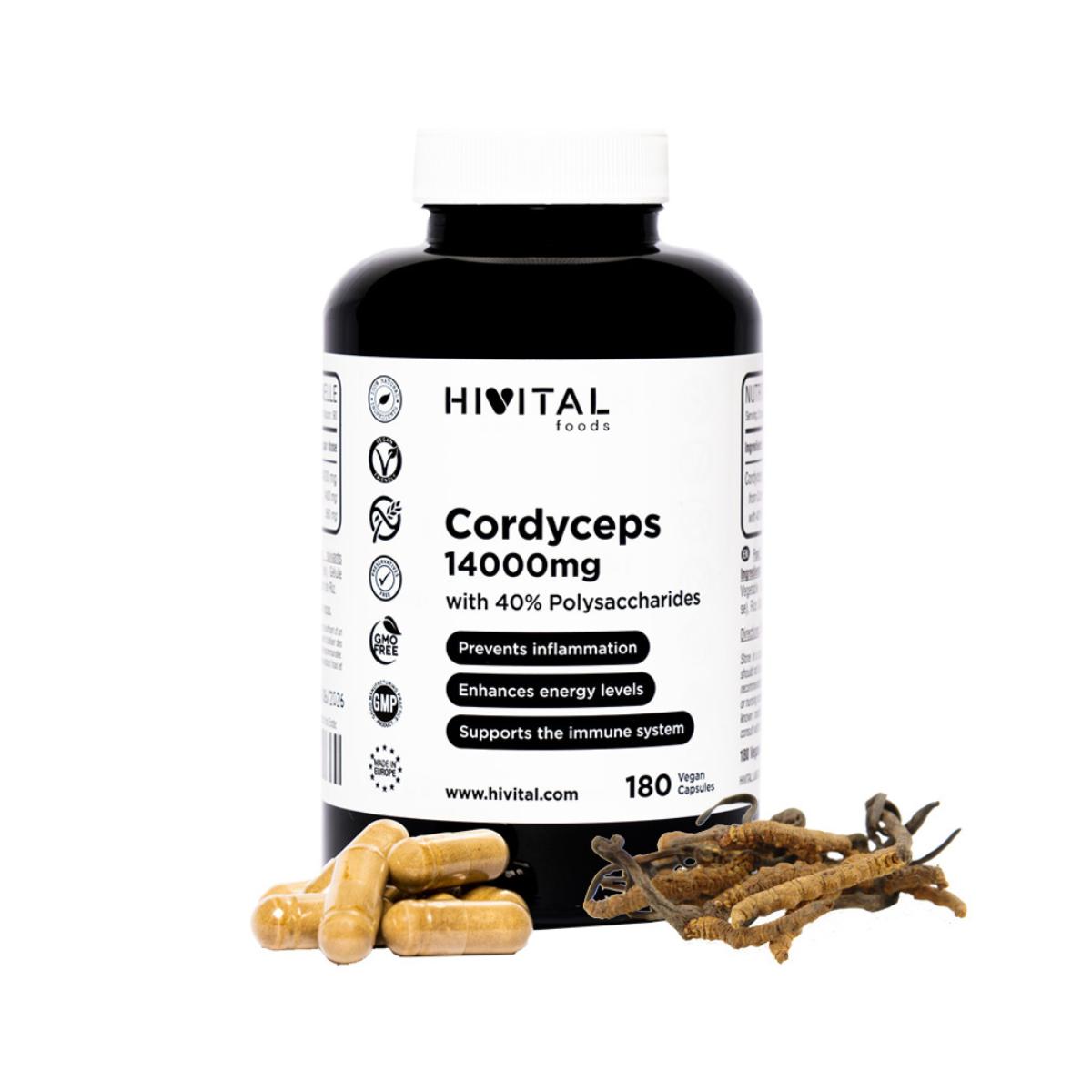Cordyceps Hivital 180 cápsulas