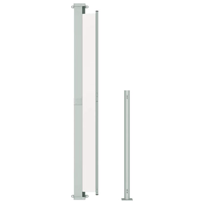 Vidaxl Toldo Lateral Retráctil Para Patio Crema 200x500 Cm_4