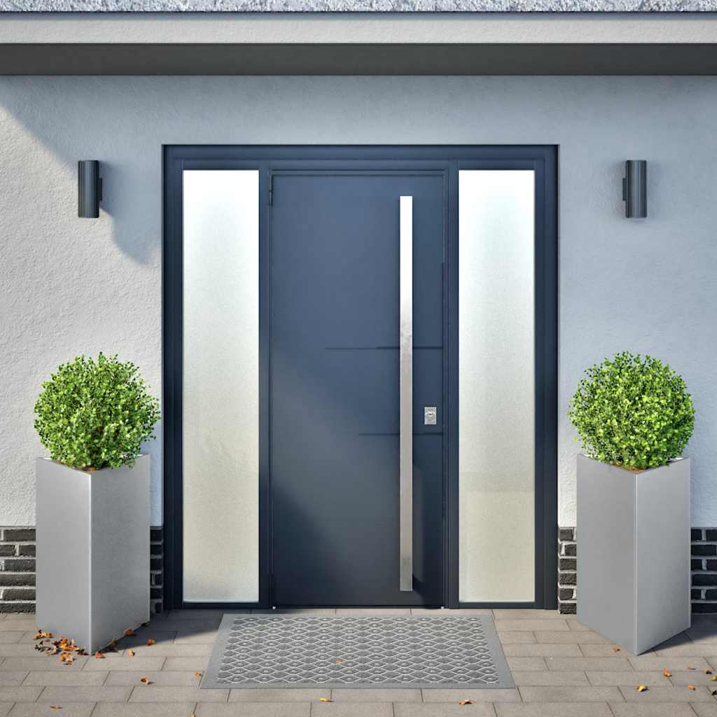 Jardineras Triangulares 2 Uds Acero Galvanizado 50x43x75 Cm_2