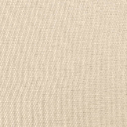 Estructura De Cama Con Cabecero De Tela Color Crema 140x190 Cm / Vetonek_2