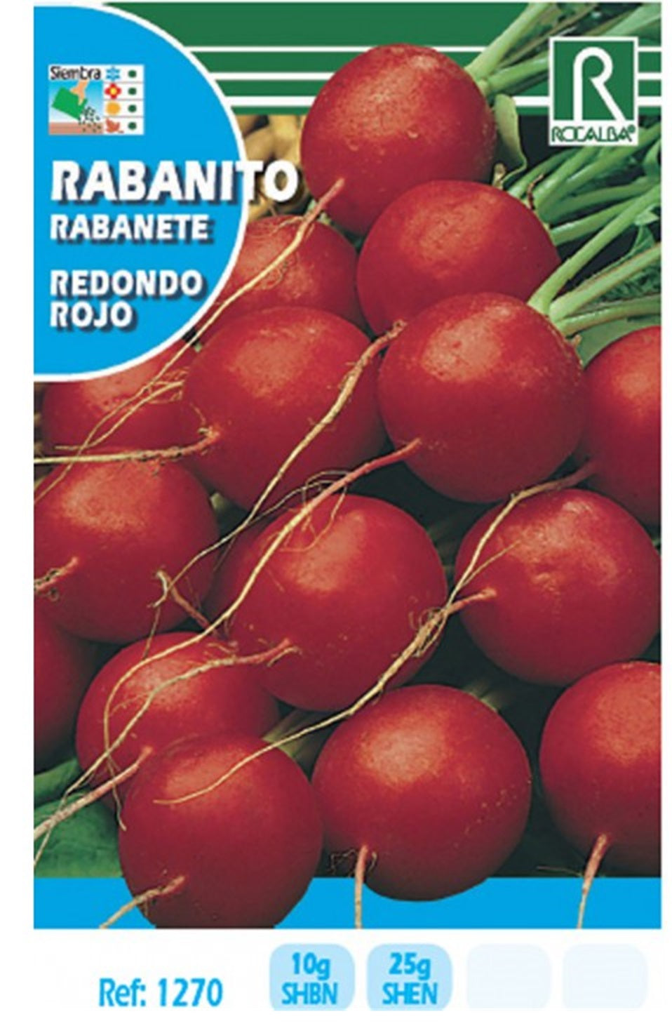 Semillas Rabanito Rojo Redondo 10g