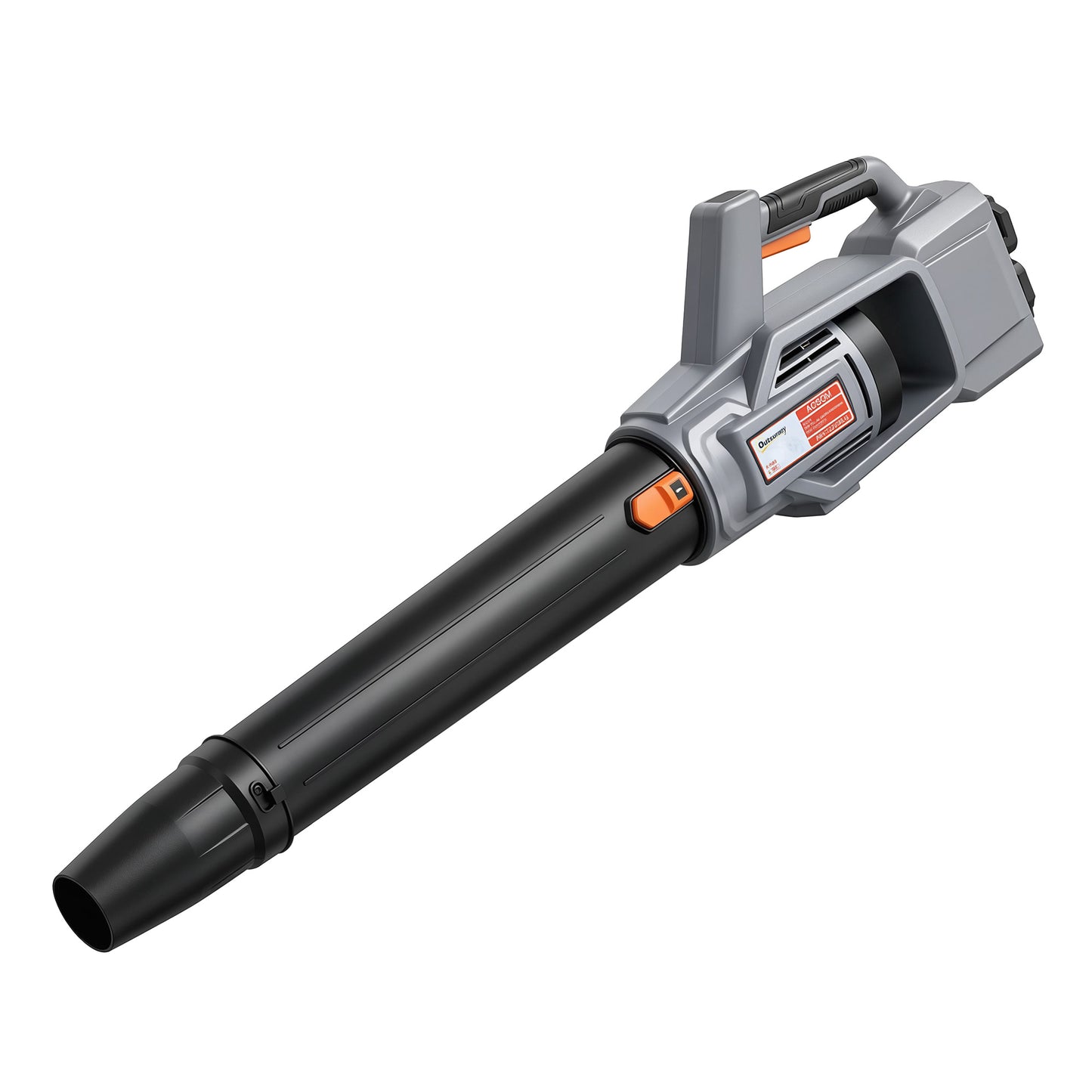Outsunny Soplador De Hojas Sin Cable 36v Con 2 Baterías 4.0ah Y Cargador Gris_0
