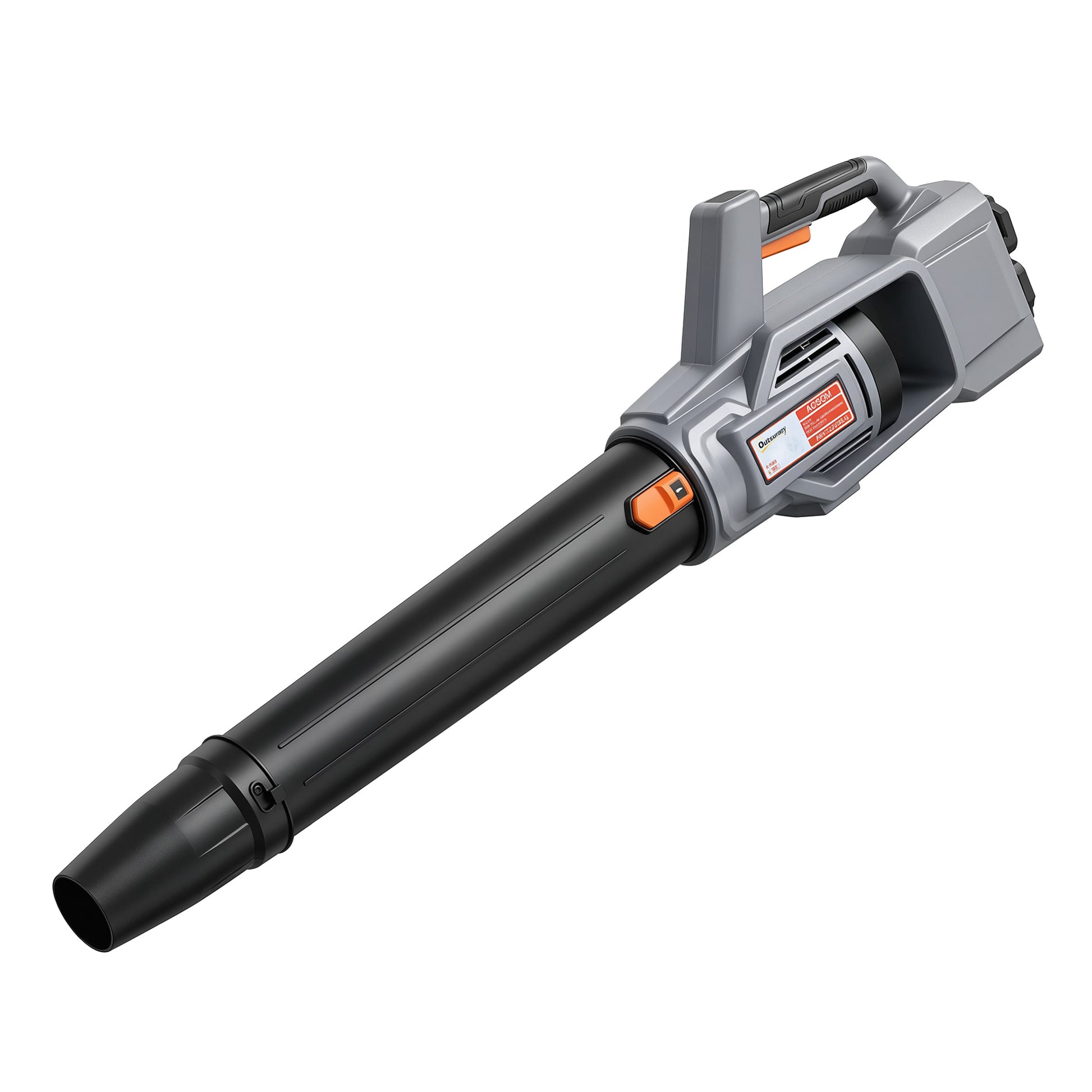 Outsunny Soplador De Hojas Sin Cable 36v Con 2 Baterías 4.0ah Y Cargador Gris_0