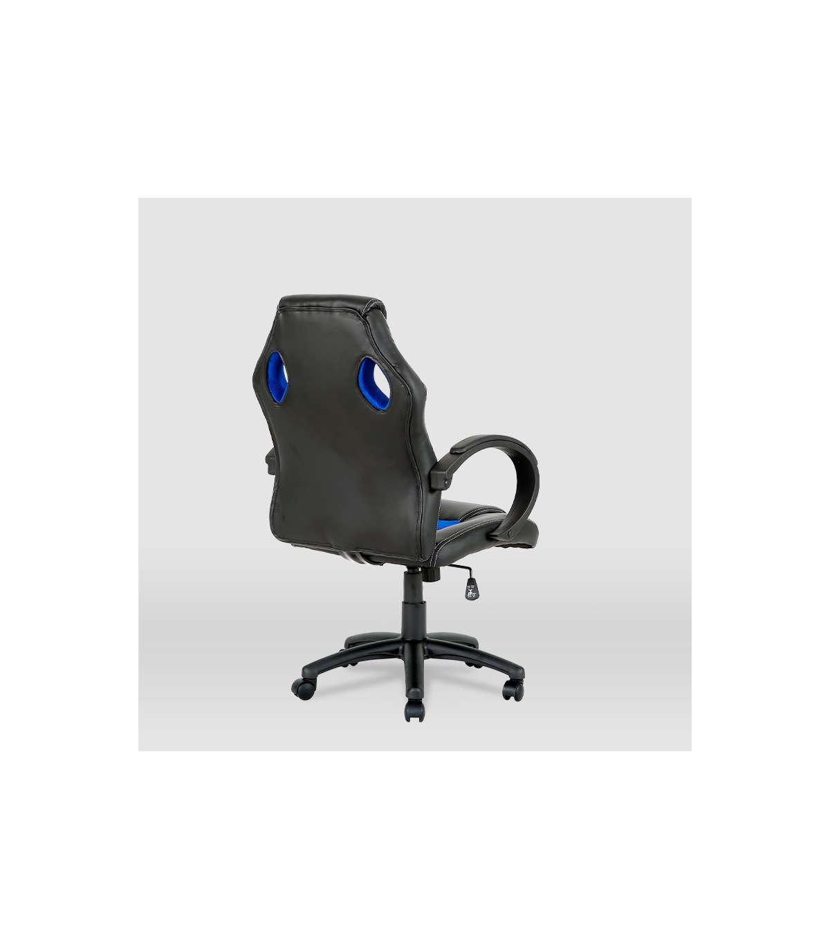 Silla Gaming Olimpia Tapizada En Piel Sintética Negro/azul, 118/127cm(alto) 64.5cm(ancho)_3
