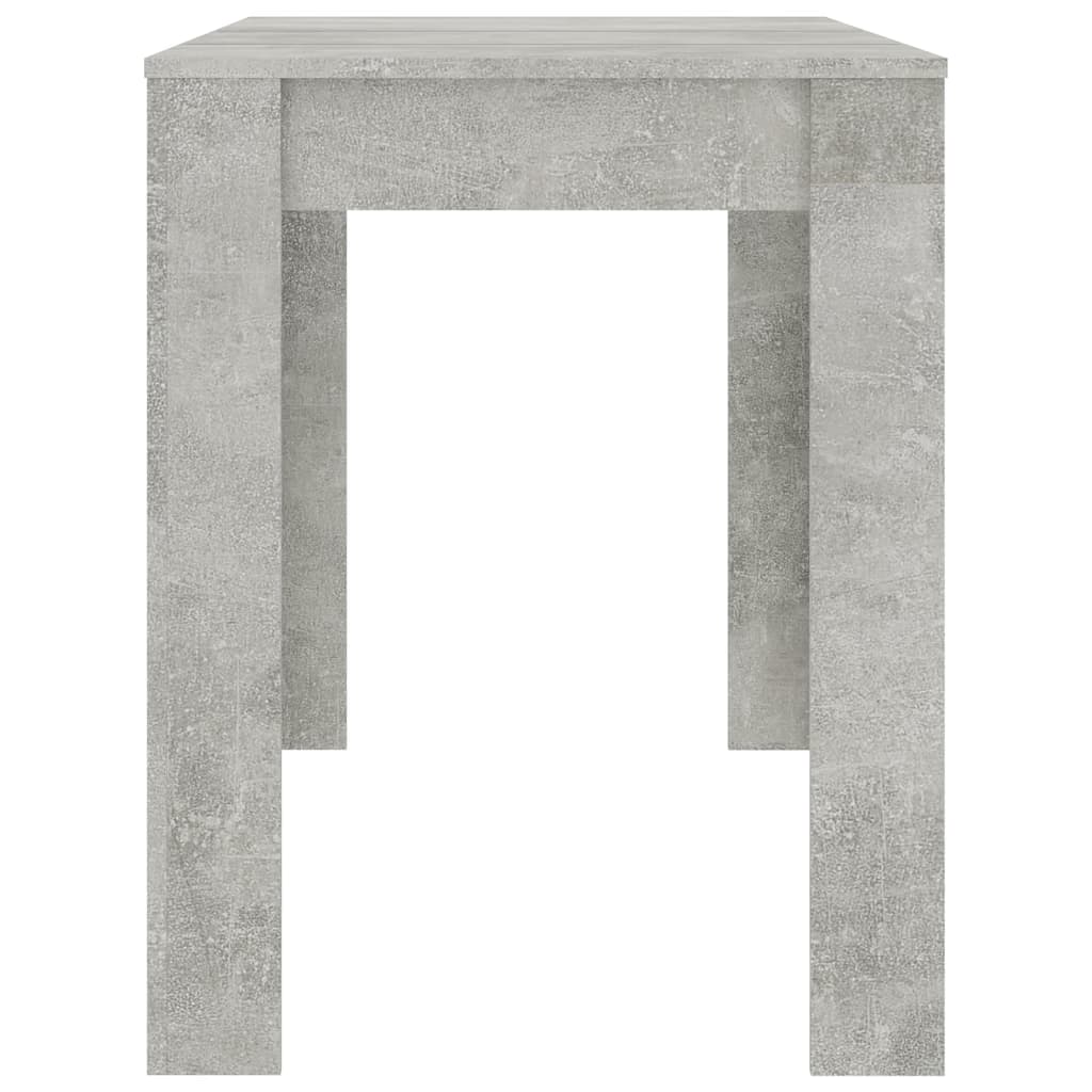 Mesa De Comedor De Madera De Ingeniería Gris 120x60x76 Cm_3