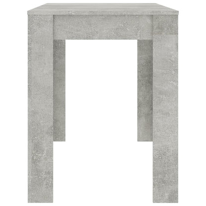 Mesa De Comedor De Madera De Ingeniería Gris 120x60x76 Cm_3