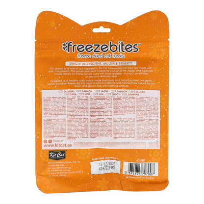 Kit Cat FreezeBites - Salmón 15 g Snack liofilizado natural para gatos