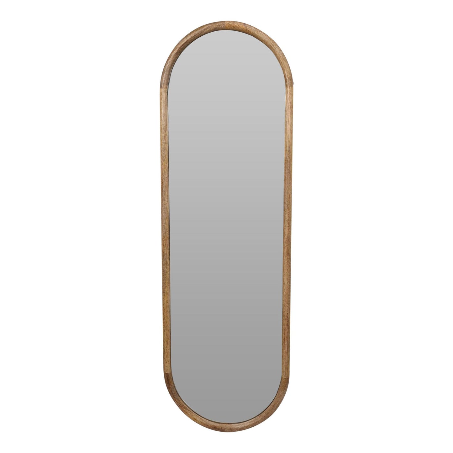 Espejo Ovalado En Madera H.115cm - Well Home_0