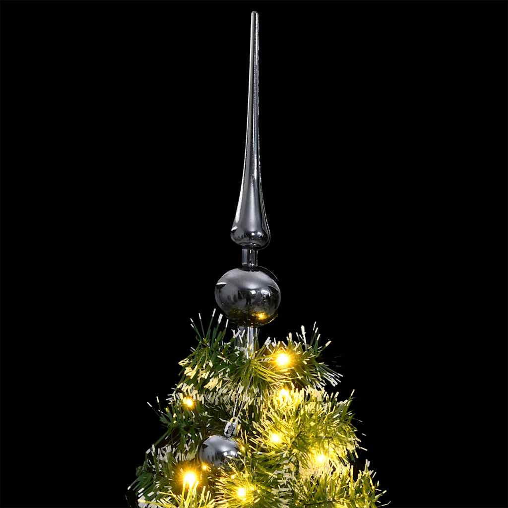 Vidaxl Árbol De Navidad Artificial Con 150 Leds Bolas Y Nieve 150 Cm_1