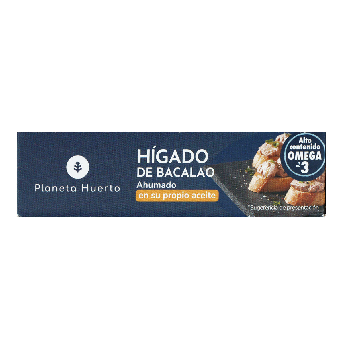 Hígado de bacalao en su propio aceite MSC pesca sostenible Planeta Huerto 120 g
