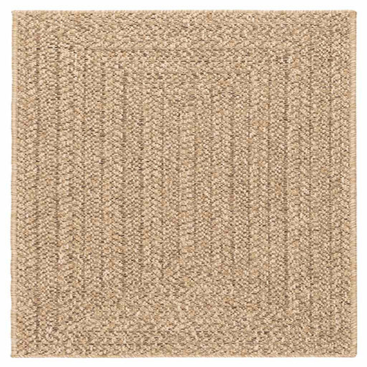 Vidaxl Alfombra Zizur Aspecto Yute Interior/exterior Beige 240x240 Cm_0